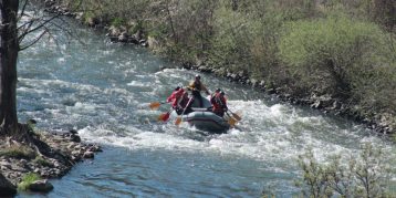 Film of rafting trip on Iskar River