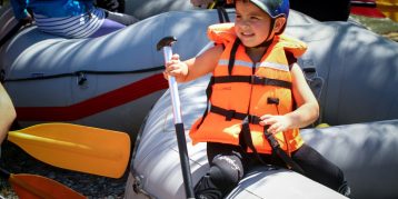 Free Rafting for the kids on 1st-3rd of June