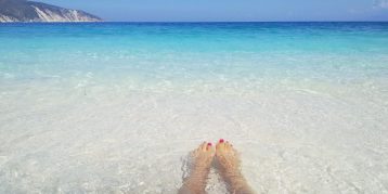 Feet in salted water – the best cure