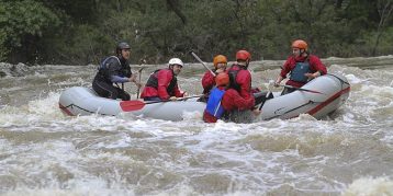 Rafting with friends