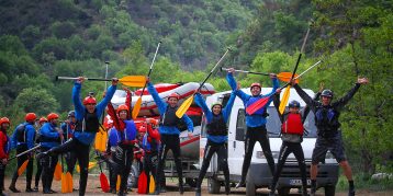 Teambuilding rafting