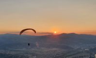 Paraglading competition and opening